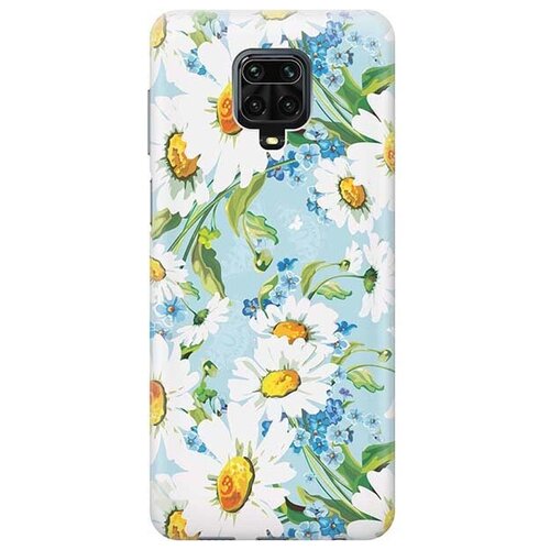 фото Ультратонкий силиконовый чехол-накладка для xiaomi redmi note 9s / note 9 pro с принтом "поле ромашек" gosso