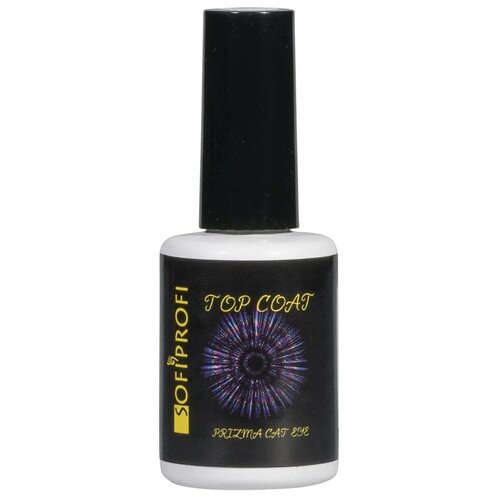 Sofiprofi Верхнее покрытие Top Coat Prisma Cat Eye, разноцветный, 10 мл