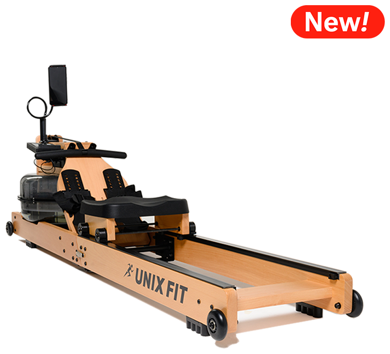 Гребной тренажер UNIXFIT Wood Rower Light