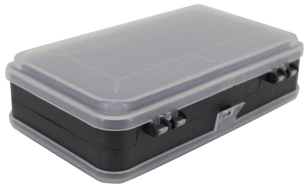 Органайзер для хранения, строительный / ящик для инструмента CET 7" двухсторонний, переработанный пластик, 17.5x10.6x4.6 см, черный