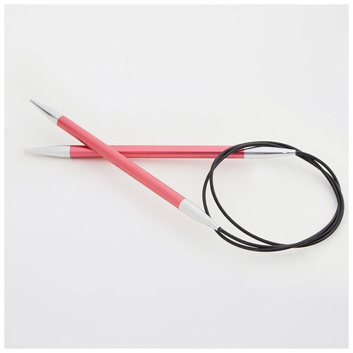Спицы для вязания Knit Pro круговые Zing 100см, 6,5мм, арт.47164 knitpro спицы круговые zing 100см knitpro цветные 3 0 арт 47155