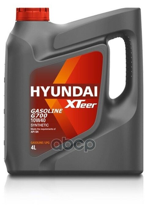 HYUNDAI XTeer Hyundai Xteer Gasoline G700 10w40 (4l)_масло Моторн! Синт Api Sp