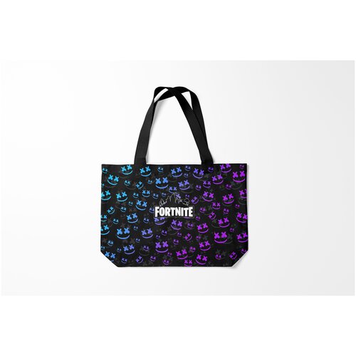 фото Сумка-шоппер / 46х35 см / геймерам / fortnite marshmello burnettie