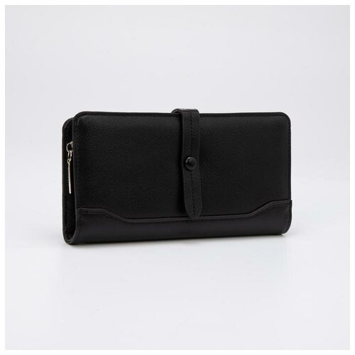 фото Кошелёк на кнопке, цвет чёрный бренд ко