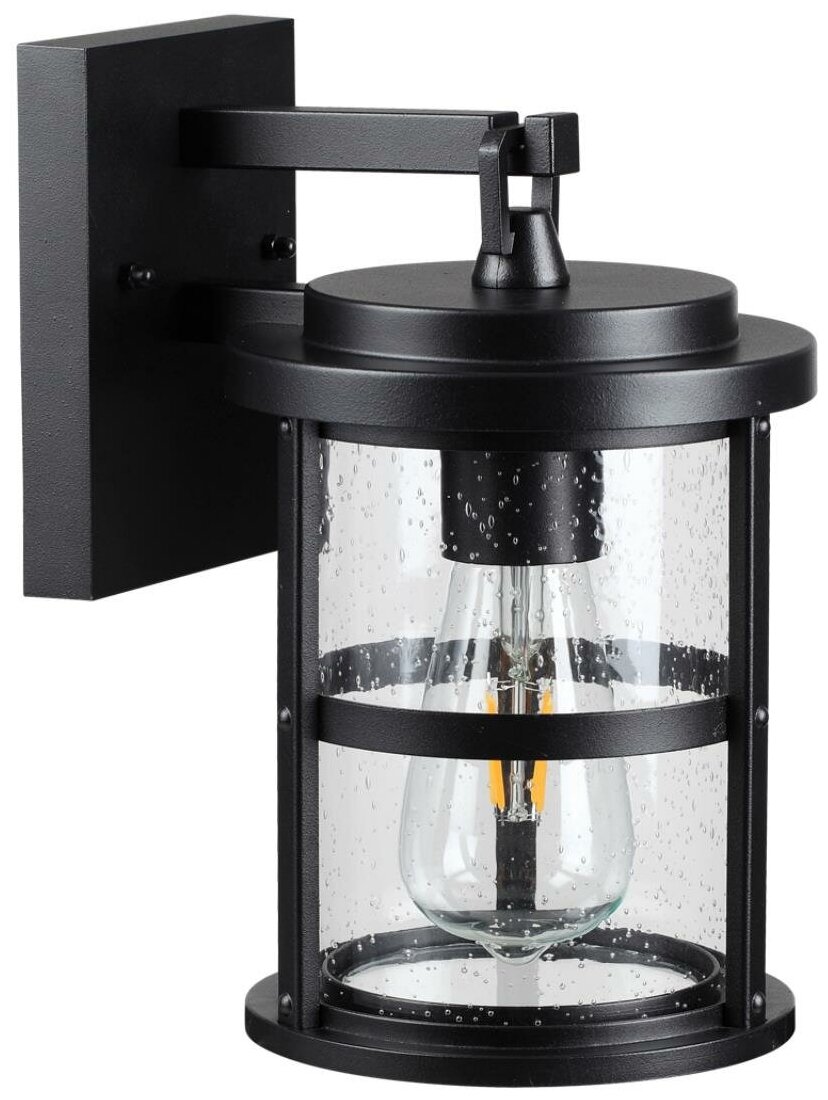 4964/1W NATURE ODL22 641 черный/стекло Ландшафтный настен. светильник E27 1*60W IP44 MAGUS
