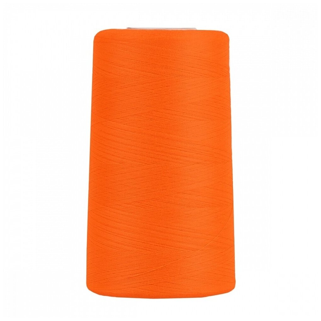 Швейные нитки MAXag basic 40/2 полиэстер, 5000 ярд, цвет 580 оранжевый неон Max (2.40/2. MAX.580)