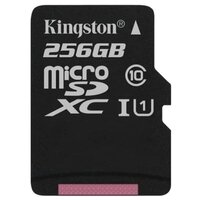 Флеш карта microSD 256GB Kingston microSDXC Class 10 UHS-I U1 Canvas Select Plus (SD адаптер) 100MB/s