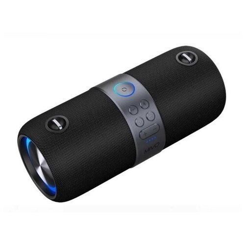 Портативная беспроводная Bluetooth колонка с LED-подсветкой Mivo, BT 4.2+BR, FM, влагозащита, ремень беспроводная bluetooth колонка с led подсветкой mivo m11 pro 15 вт с радио