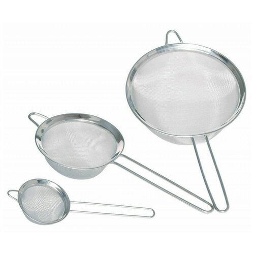 фото Набор сит sieves stainless steel из нержавеющей стали, 3 шт16\14\12 markethot