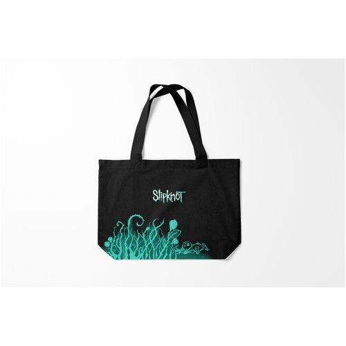 фото Сумка-шоппер / 46х35 см / рок / slipknot burnettie