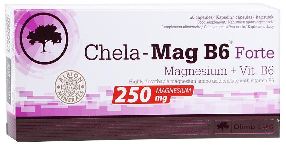 Olimp Labs Chela-Mag B6 Forte капс., 250 мг, 60 шт.
