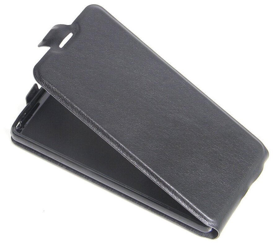 Чехол-флип MyPads для Sony Xperia E5 вертикальный откидной черный