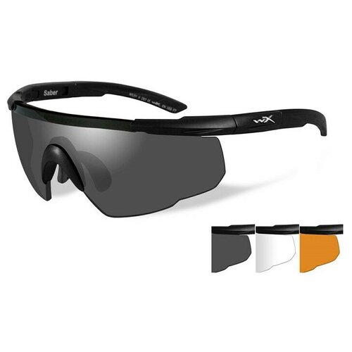 Солнцезащитные очки Wiley X, сменные линзы, устойчивые к появлению царапин, черный
