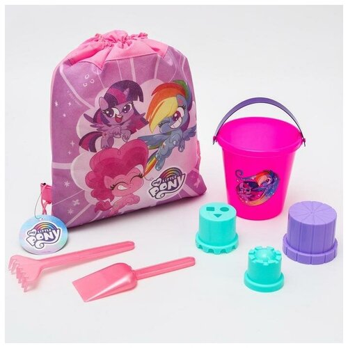 набор закладок пони my little pony 5 шт в наборе1шт Песочный набор My Little Pony Озорные пони, в рюкзаке