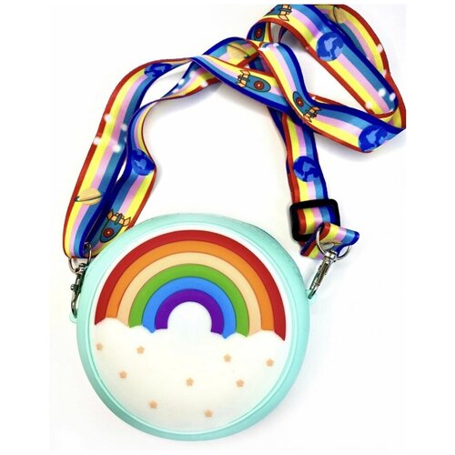 фото Сумка детская кросс-боди / детский кошелёк радуга zuzu kids