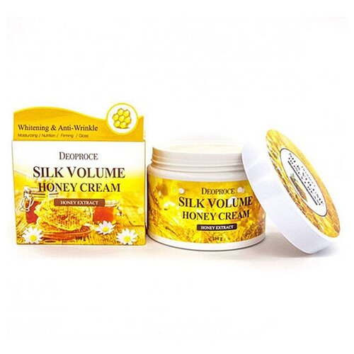 DEOPROCE MOISTURE SILK VOLUME HONEY CREAM Увлажняющий крем для лица с мёдом