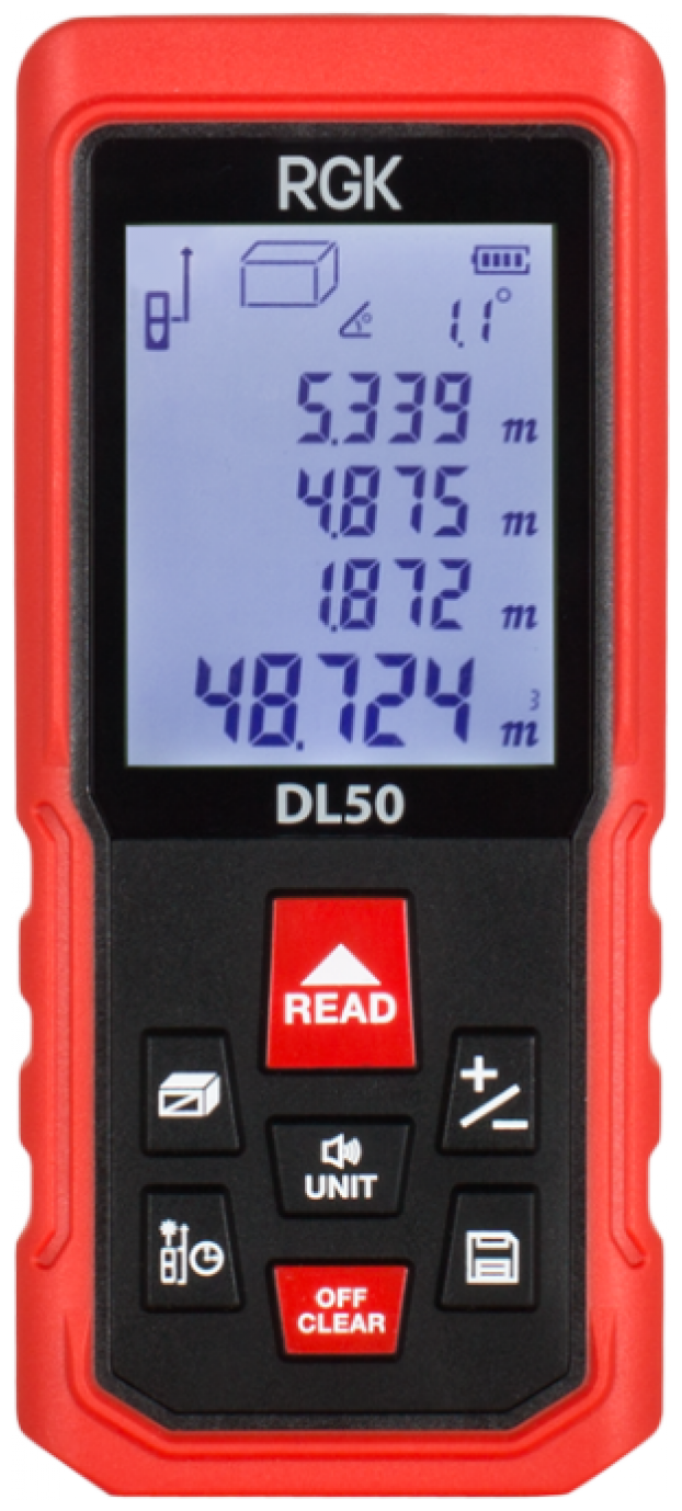 фото Лазерный дальномер RGK DL50, 50 м