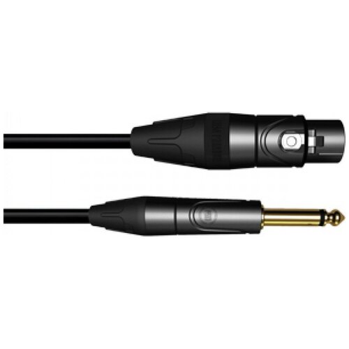 Кабель аудио 1xJack - 1xXLR Leem MHI-5 5.0m кабель leem mli 5 микрофонный кабель 5м