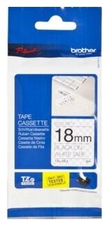 Лента для печати наклеек Brother TZ-ESE4 (18 мм), white