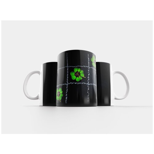 фото Кружка "клевер, четырёхлистный клевер, счастливый клевер" 320 мл lotsprints