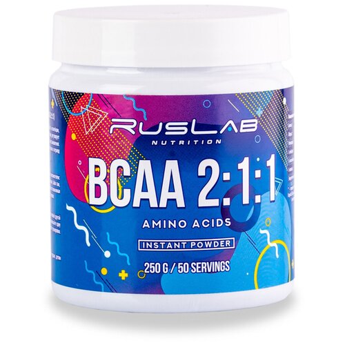 Аминокислота BCAA 2:1:1 (250 гр), вкус натуральный аминокислота bcaa 2 1 1 250 гр вкус бабл гам