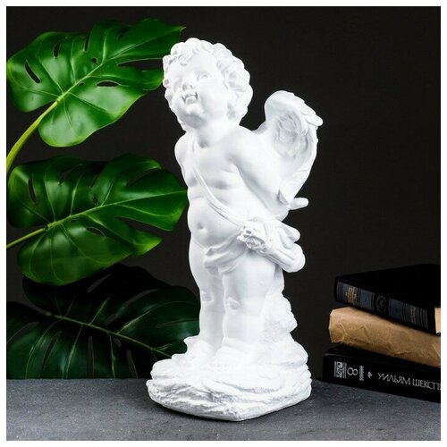 Фигура Ангел Амур белый 15х15х37см./В упаковке шт: 1 пластиковая форма ангел любви в упаковке шт 1