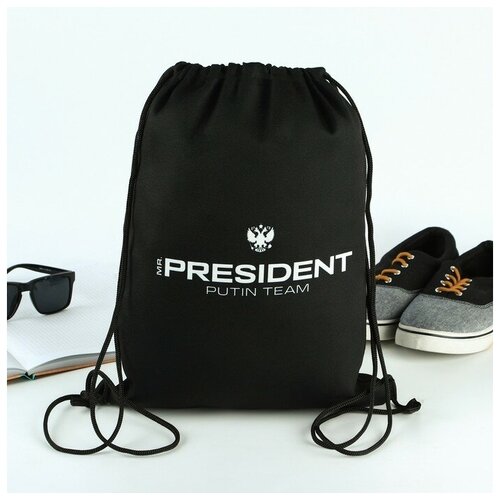 Мешок для обуви Mr.President, классика, цвет чёрный, размер 41х31