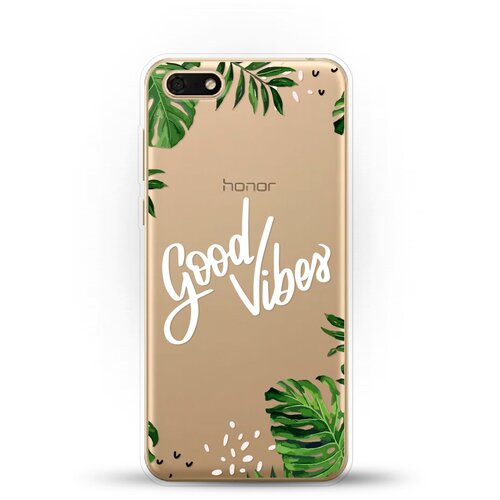фото Силиконовый чехол good vibes на huawei y5 prime (2018) andy & paul