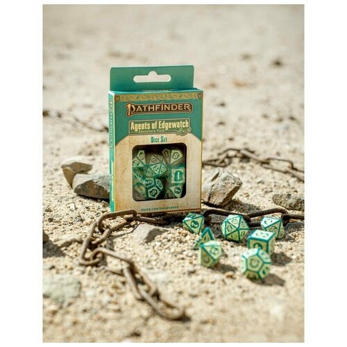 Набор кубиков для настольных ролевых игр (Dungeons and Dragons, DnD, D&D, Pathfinder) - Pathfinder Agents of Edgewatch Dice Set