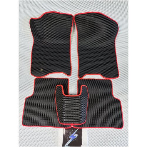 Автомобильные ковры EVA Черные для Chevrolet Lacetti/Daewoo Gentra/Ravon Gentra (хэтчбек, универсал, седан / J200) 2004 - 2013