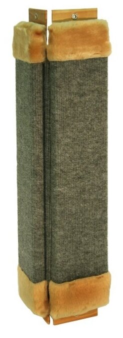 Когтеточка Zooexpress угловая ковровая с пропиткой 50 х 24 см (1 шт) - фотография № 1
