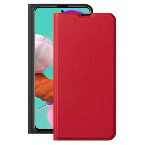 фото Чехол book cover silk pro для samsung galaxy a51, красный, deppa 87482