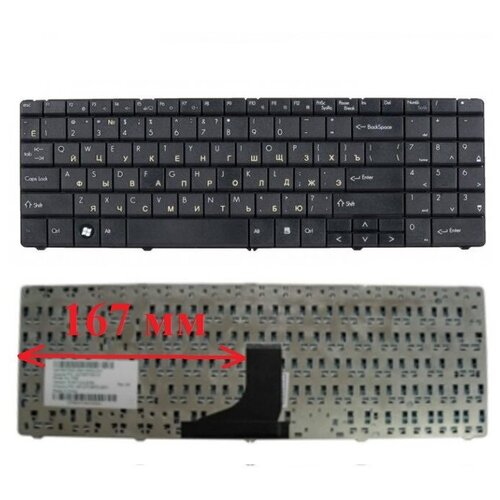 Клавиатура для Packard Bell EasyNote ML61 ML65 ETNA-GM MP-07F33SU-442 MP-07F36SU-920 тип 2 1020₽