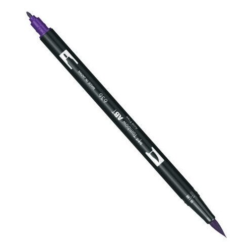 Tombow Маркер-кисть Abt Dual Brush Pen 636 фиолетовый имперский 360₽