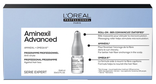 LOreal Professionnel Лосьон в монодозах Serie Expert Aminexil Advanced от выпадения волос, 10х6 мл