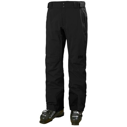  брюки Helly Hansen, карманы, мембрана, регулировка объема талии, утепленные, водонепроницаемые, размер XL, черный