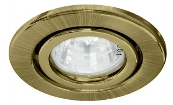 Светильник потолочный встраиваемый DL11/DL3202 MR16 50W G5.3 античное золото/GAB - фотография № 2