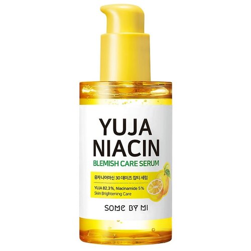 Some By Mi Yuja Niacin Blemish Care Serum Осветляющая сыворотка для лица с экстрактом юдзу, 50 мл выравнивающая сыворотка с экстрактом юдзу some by mi yuja niacin 30 days blemish care serum 50 мл