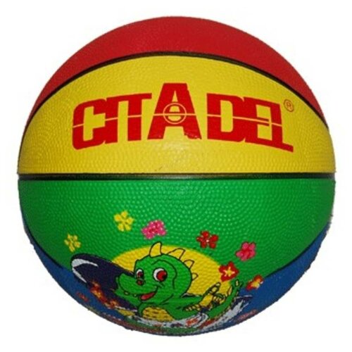 Мяч баскетбол/баскетбольный мяч/ Мяч для игры в баскетбол SPRINTER, детский. Размер 3. Цвет: мультицвет, яркий дизайн для детей.
