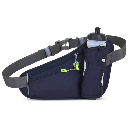 Сумка на пояс/ сумка спортивная для бега/ сумка с отделение для воды/ синяя