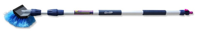 CityUP Щетка для мытья CityUp СА-613 телескопическая водосгон с краном усиленная