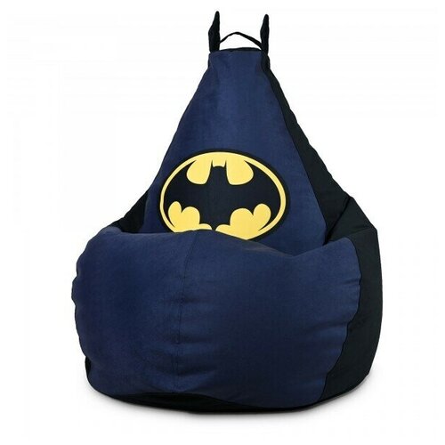 Кресло мешок Бэтмен с лого размер L, микровелюр