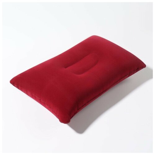 подушка дорожная надувная 24х28 см цвет микс Подушка для шеи