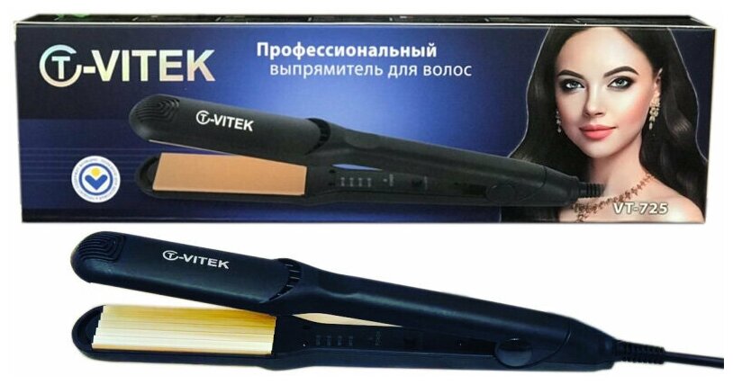 Щипцы для завивки волос T-VITEK VT-725а - фотография № 1
