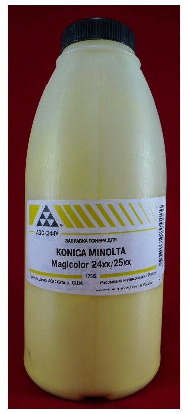 Тонер AQC-RUS Konica-Minolta MC 2400/2430/2450/2480/2490/2500/2530/2550/2590 Yellow