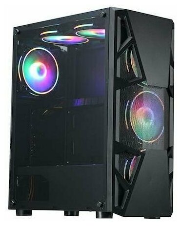 Корпус для компьютера Formula CL-3303B RGB ATX без БП black