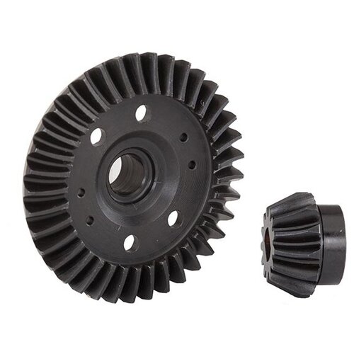 Запчасти для Traxxas TRAXXAS запчасти Ring gear, differential/ pinion gear, differential (machined, spiral cut) (rear)