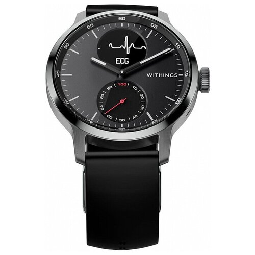 Умные часы Withings ScanWatch 42mm серебристый черный 3599000₽