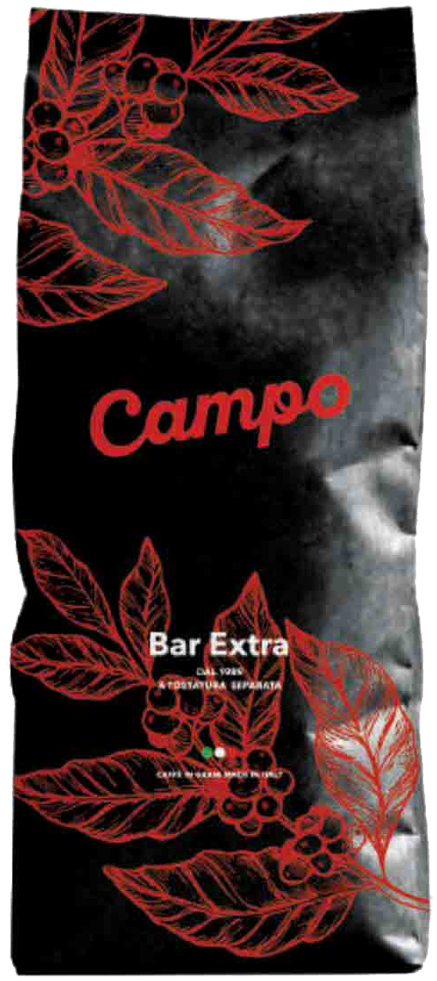 Кофе эспрессо в зернах CAMPO BAR EXTRA/ 20% арабика 80% робуста/ 1000gr - фотография № 2