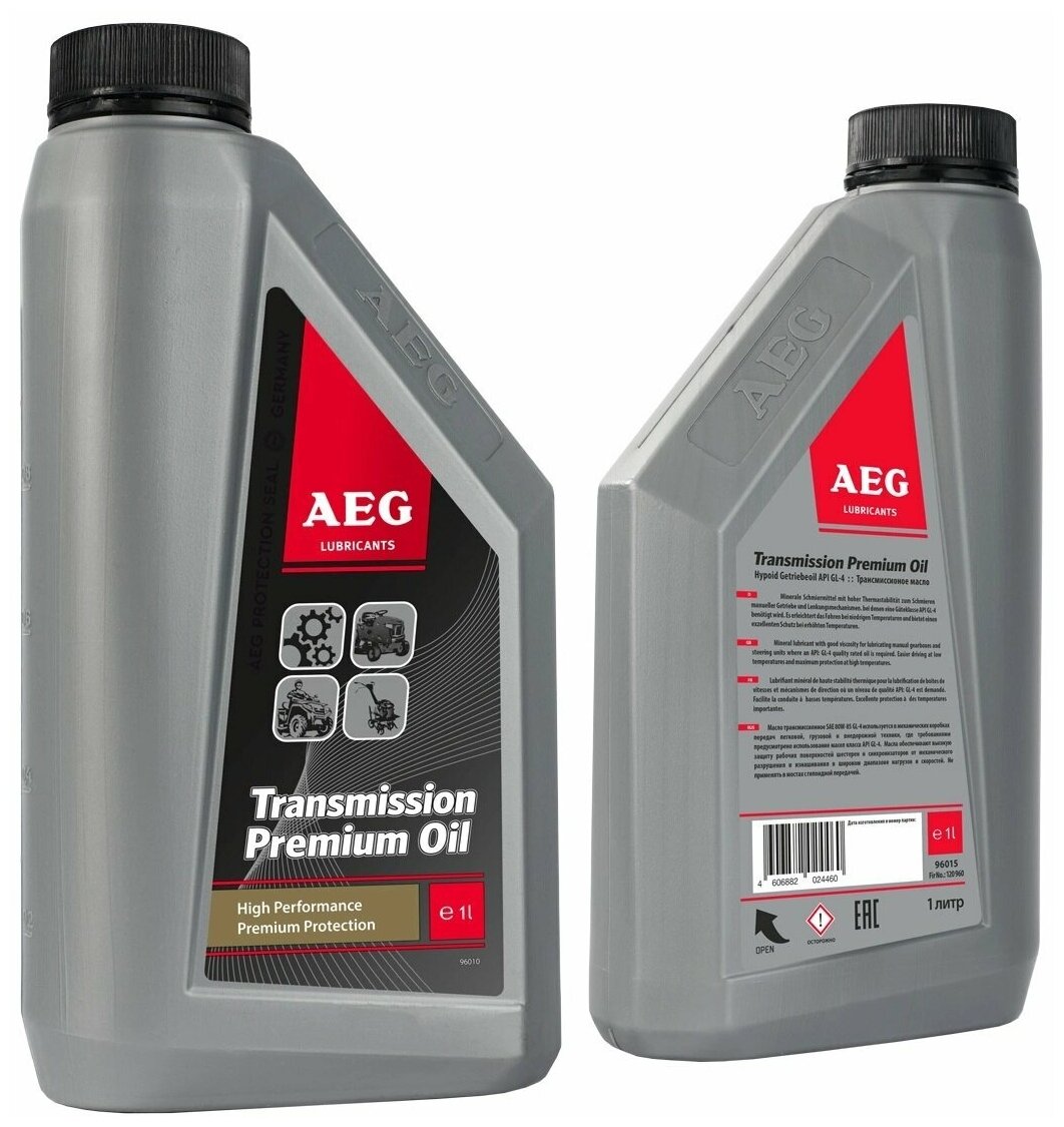 Смазка трансмиссионная AEG Transmission Premium Oil SAE 80W85 1л 32364